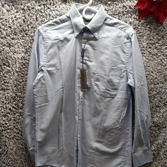 Men’s Casual Button Up Long Sleeve Shirt Size 14,5 in Excellent Used - Picture 2 of 5